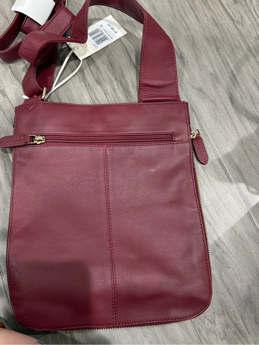 RADLEY LONDON Burgundy Leather Crossbody Shoulder Bag